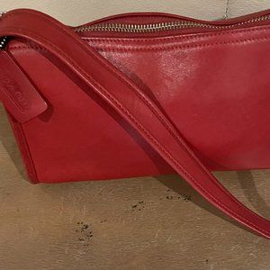 Vintage COACH Red Legacy Aero Purse-9057